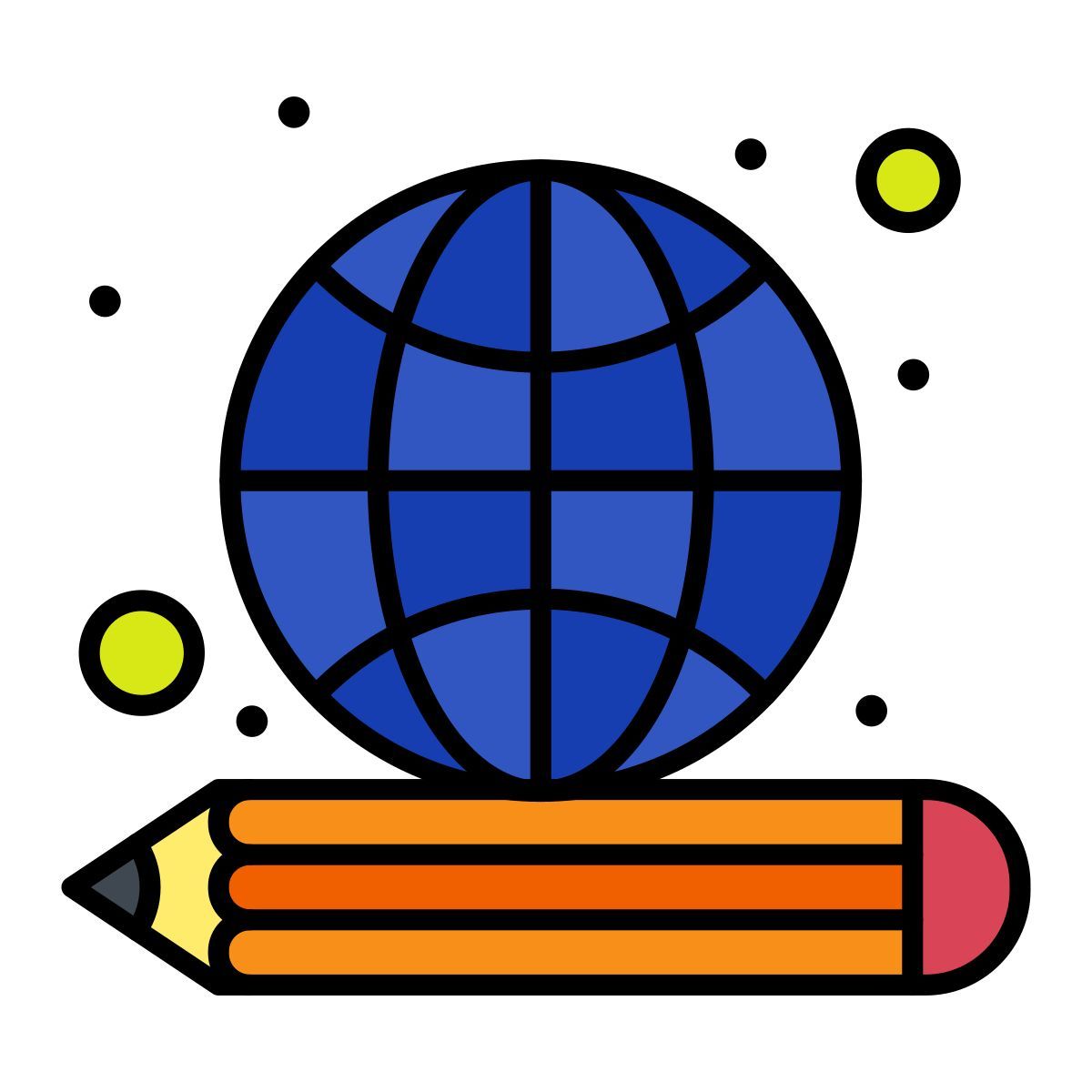 globe grid icon