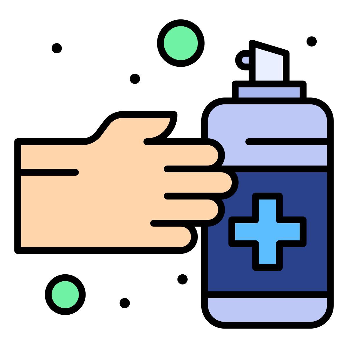 igienizzante mani icon