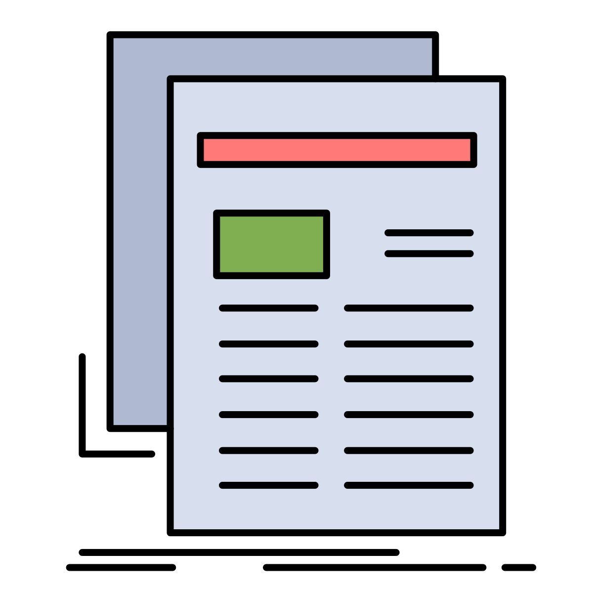 신문 icon