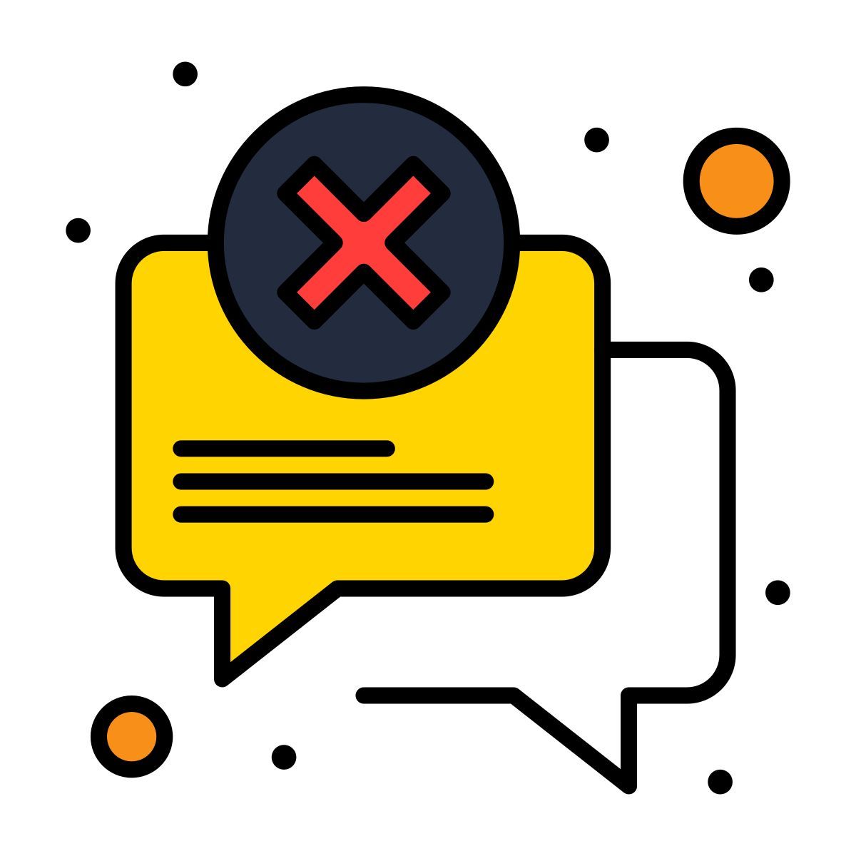 no chatting icon