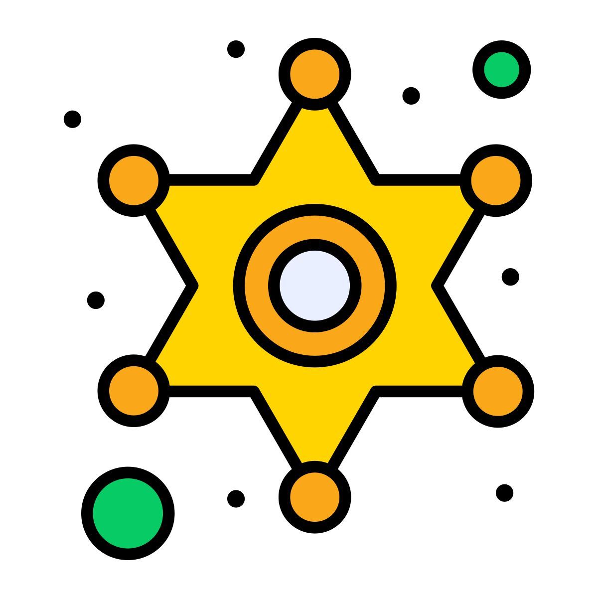 distintivo della polizia icon