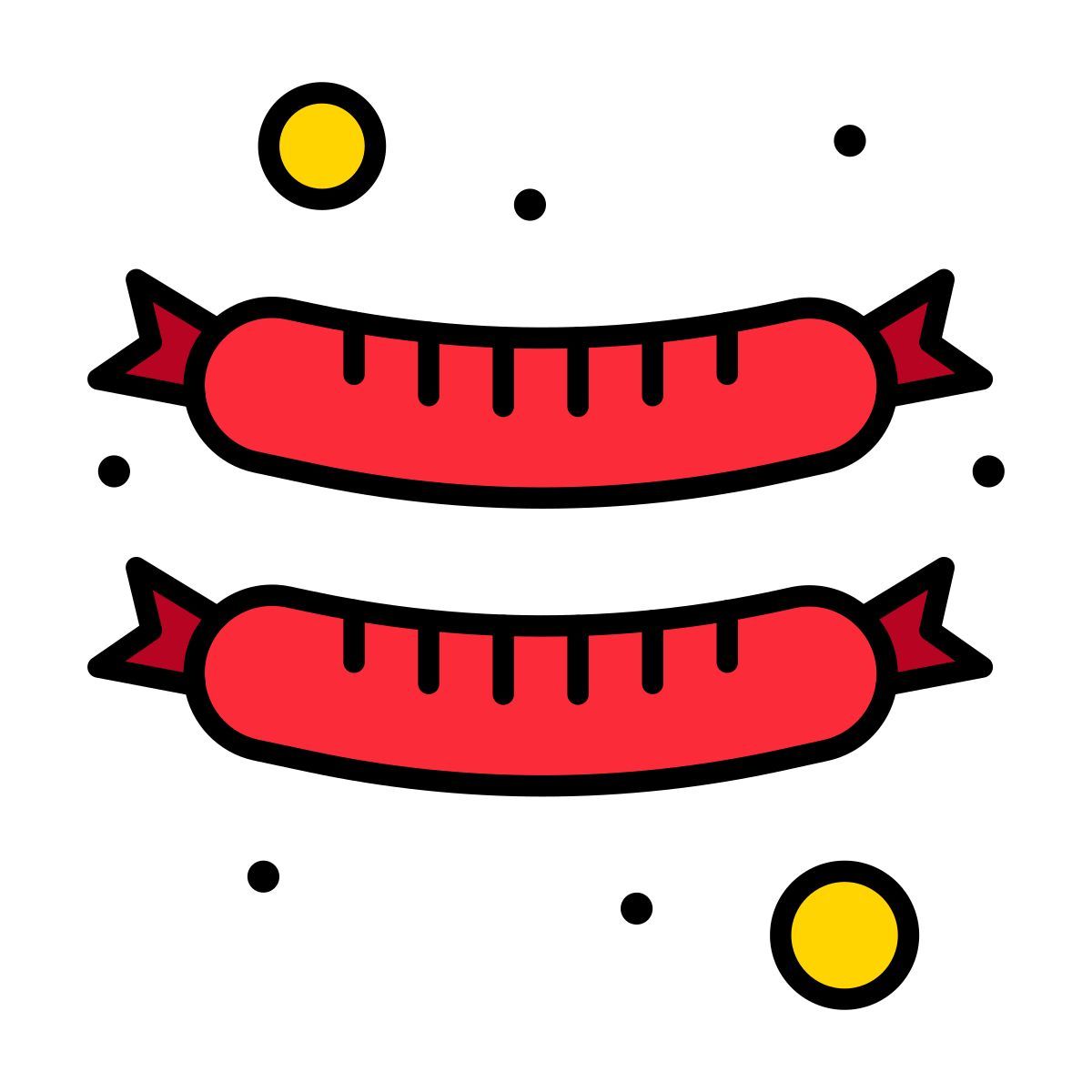 spicy sausage icon