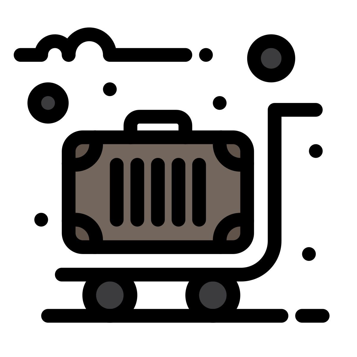 travel luggage icon