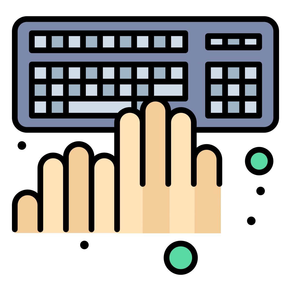 typing icon
