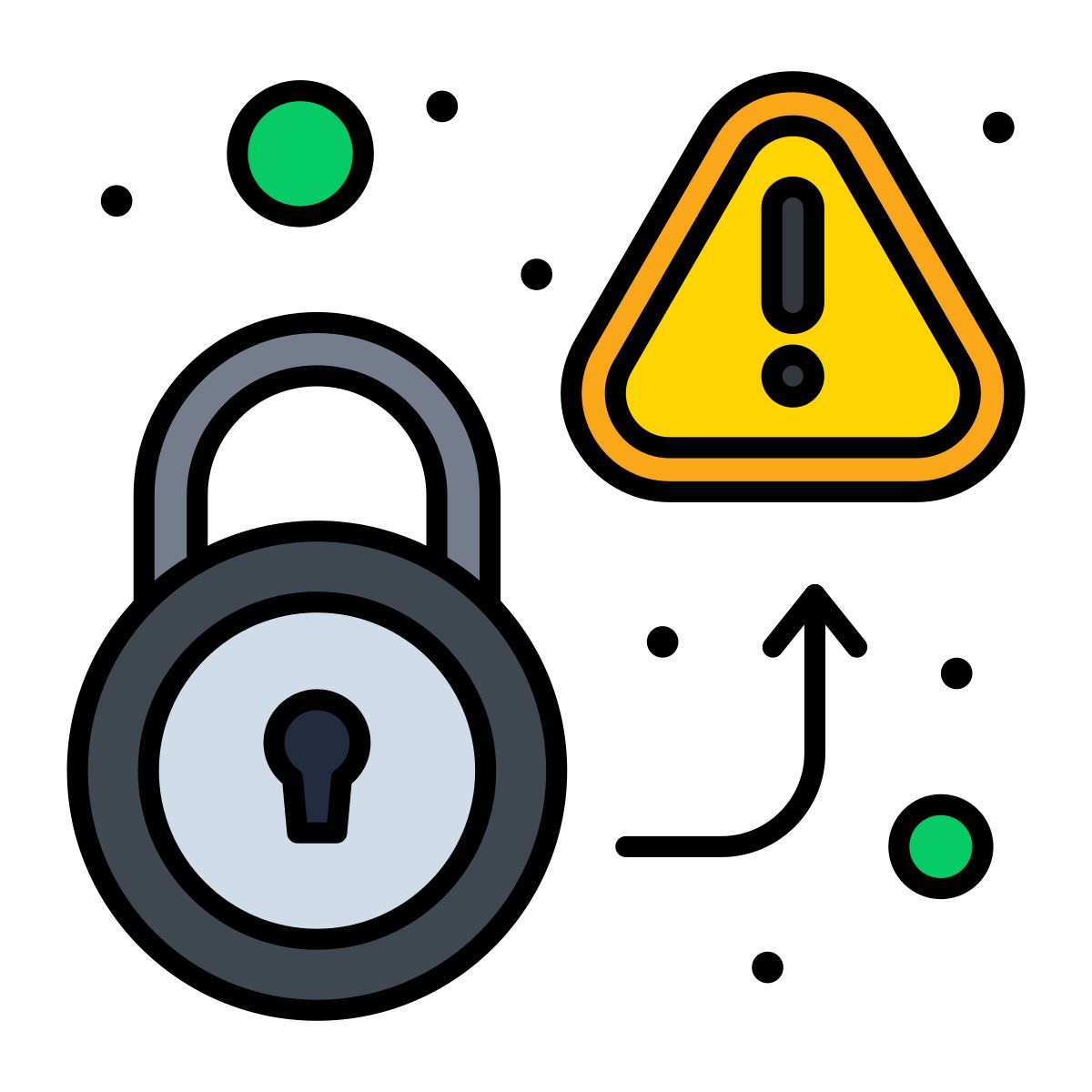 unsecured icon