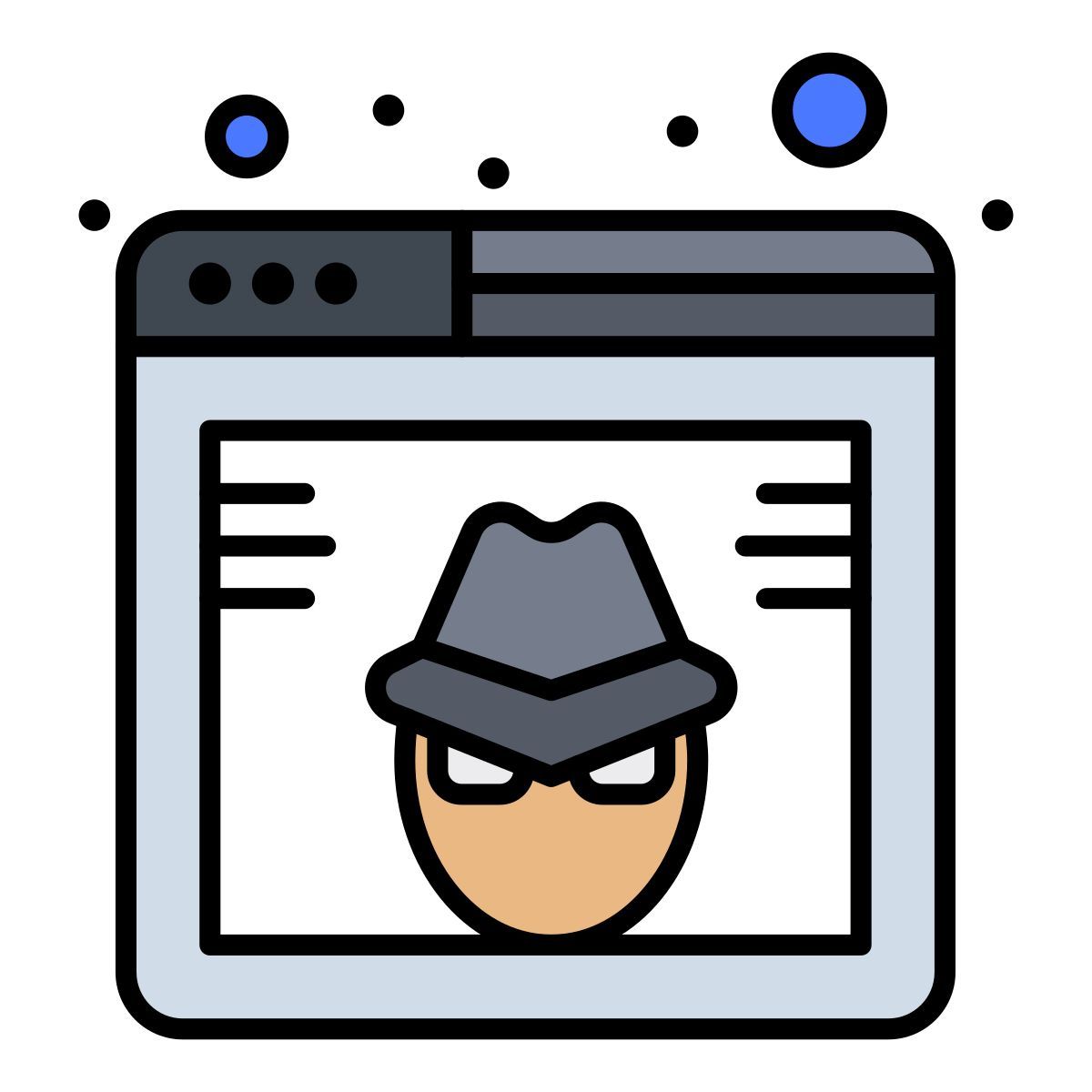avertissement du navigateur icon