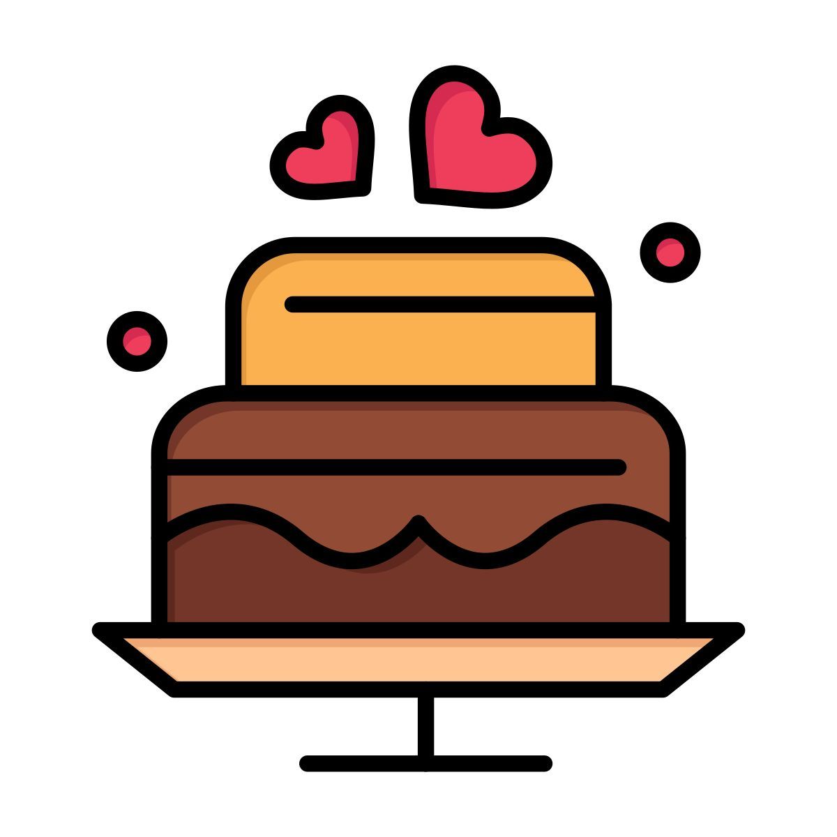 wedding cake icon