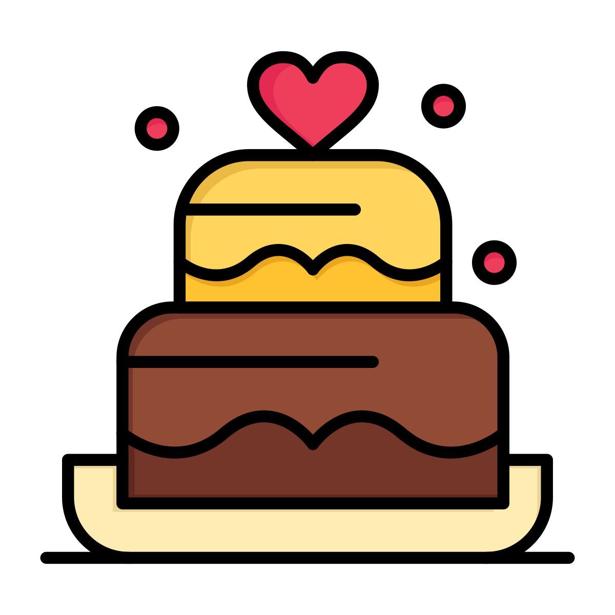 wedding cake icon