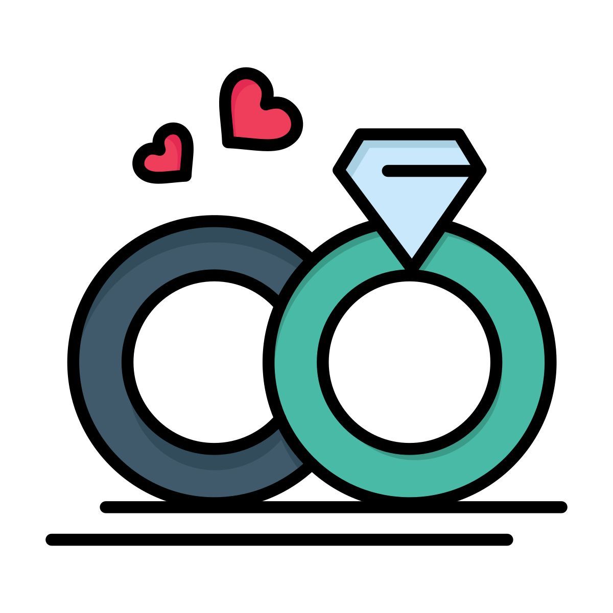 aliança de casamento icon