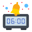 external alarm-clock-high-school-flatart-icons-lineal-color-flatarticons icon