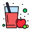 external apple-juice-world-cancer-awareness-flatart-icons-lineal-color-flatarticons icon