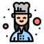 external chef-female-avatar-flatart-icons-lineal-color-flatarticons icon