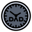 external clock-fathers-day-flatart-icons-lineal-color-flatarticons icon
