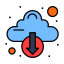 external cloud-download-communication-and-media-flatart-icons-lineal-color-flatarticons icon
