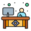 external employee-work-from-home-flatart-icons-lineal-color-flatarticons icon