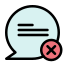 external failed-chat-flatart-icons-lineal-color-flatarticons icon