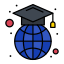 external graduation-cap-online-learning-flatart-icons-lineal-color-flatarticons icon