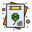 external invitation-saint-patrick-flatart-icons-lineal-color-flatarticons icon