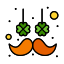 external moustache-saint-patrick-flatart-icons-lineal-color-flatarticons icon