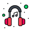 external music-headphone-stay-at-home-flatart-icons-lineal-color-flatarticons icon