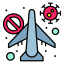 external no-flight-corona-virus-flatart-icons-lineal-color-flatarticons icon