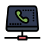 external phone-call-network-and-cloud-computing-flatart-icons-lineal-color-flatarticons icon