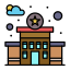 external police-station-city-elements-flatart-icons-lineal-color-flatarticons icon