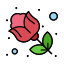 external rose-love-flatart-icons-lineal-color-flatarticons icon