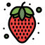 external strawberry-diet-and-nutrition-flatart-icons-lineal-color-flatarticons icon