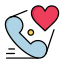 external telephone-valentines-day-flatart-icons-lineal-color-flatarticons-1 icon
