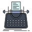 external typewriter-advertising-flatart-icons-lineal-color-flatarticons icon