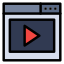 external video-player-seo-and-media-flatart-icons-lineal-color-flatarticons icon