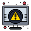 external virus-warning-web-security-flatart-icons-lineal-color-flatarticons icon