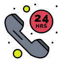 external 24-hour-clock-hotel-services-flatart-icons-lineal-color-flatarticons icon