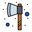 external axe-camping-flatart-icons-lineal-color-flatarticons icon