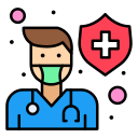 external doctor-coronavirus-superhero-flatart-icons-lineal-color-flatarticons-3 icon