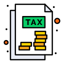 external document-taxes-flatart-icons-lineal-color-flatarticons icon