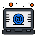 external email-communication-and-media-flatart-icons-lineal-color-flatarticons icon
