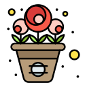 external flower-pot-spring-flatart-icons-lineal-color-flatarticons icon