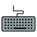 external keyboard-device-and-development-flatart-icons-lineal-color-flatarticons icon