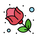 external rose-love-flatart-icons-lineal-color-flatarticons icon