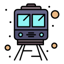 external train-city-elements-flatart-icons-lineal-color-flatarticons icon