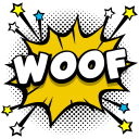 external woof-comic-speech-bubble-flatart-icons-lineal-color-flatarticons icon