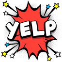 external yelp-comic-speech-bubble-flatart-icons-lineal-color-flatarticons icon