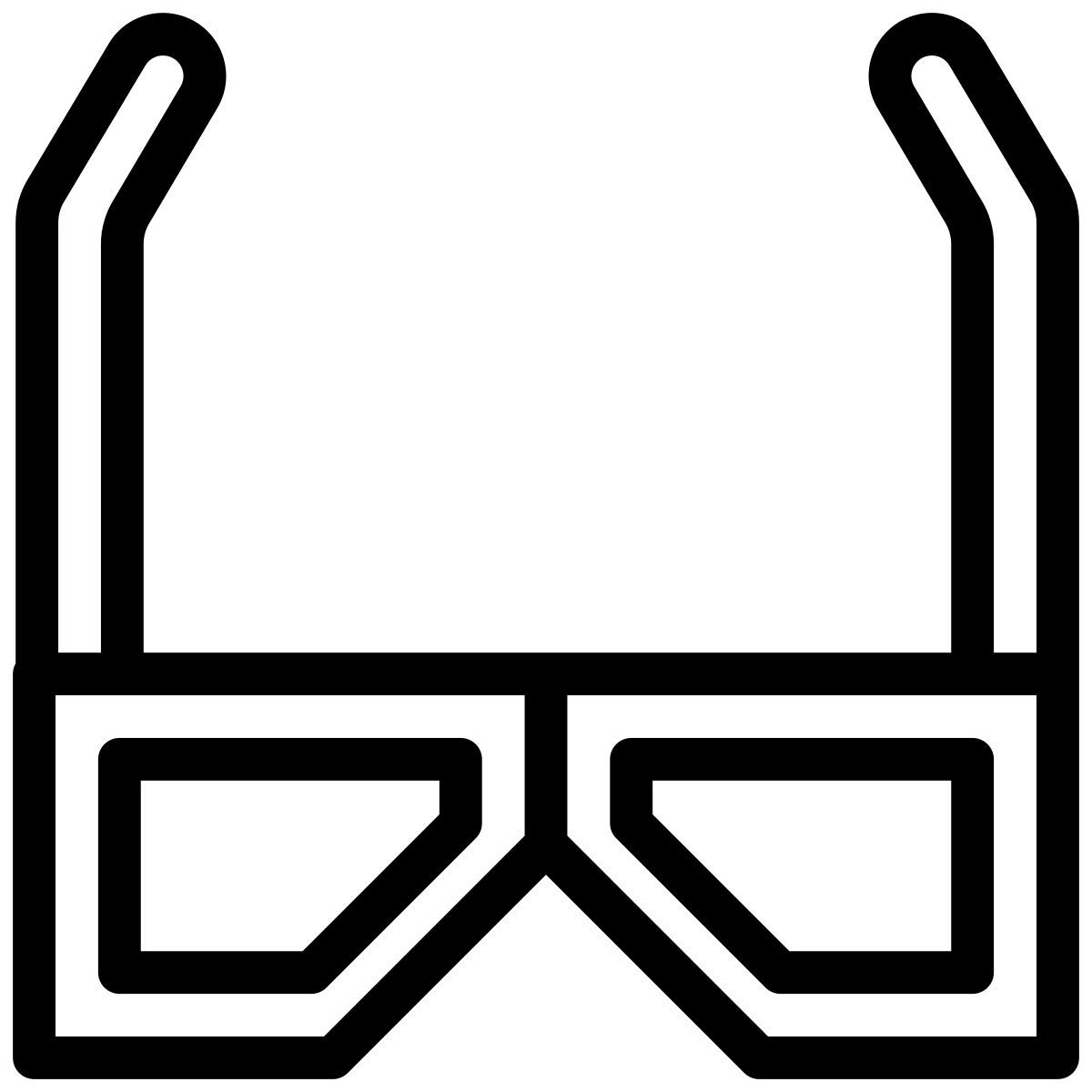 3d glasses icon