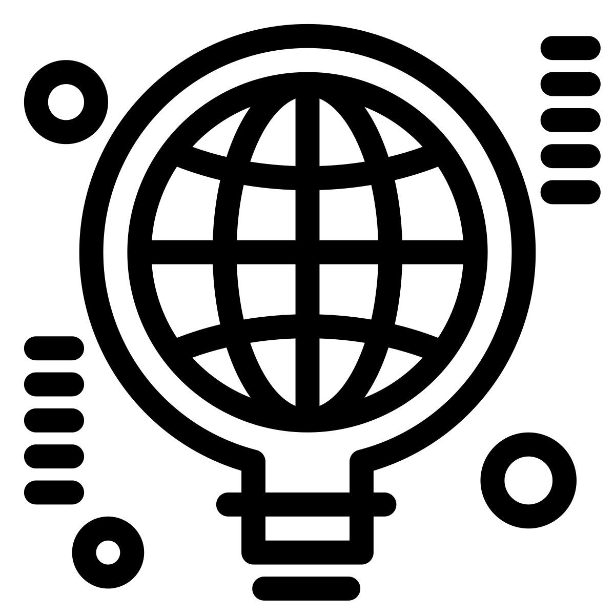 global thinking icon