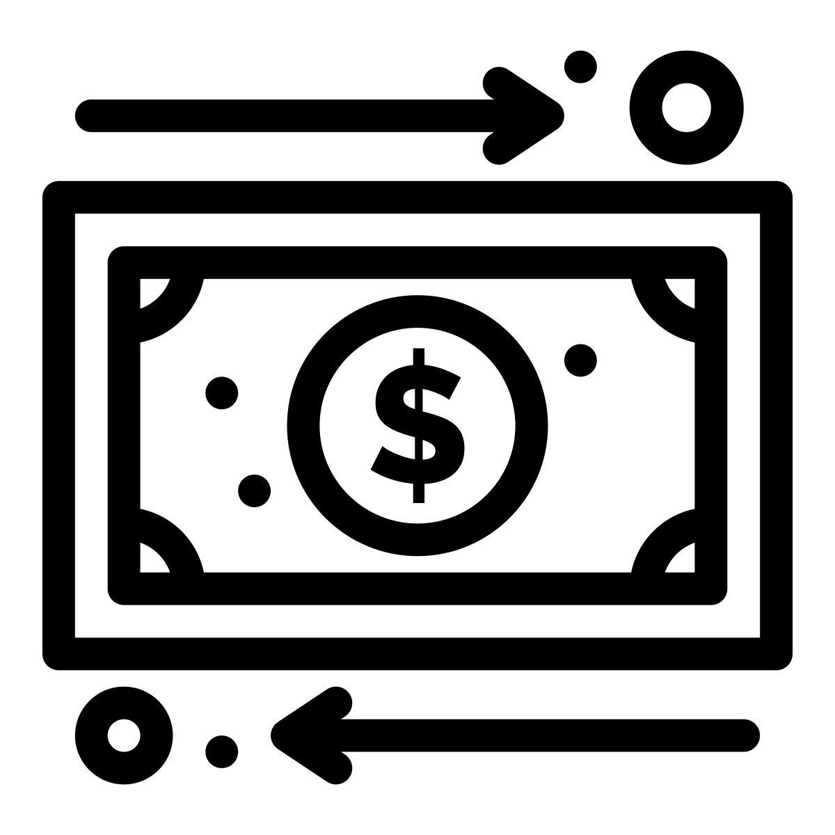 dollaro dei soldi icon