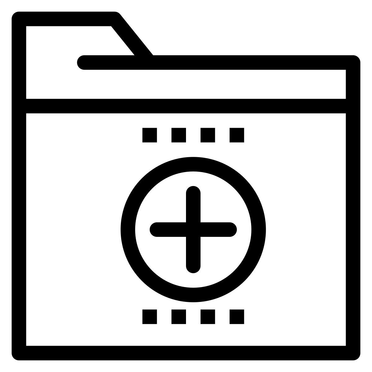 ajouter le dossier icon