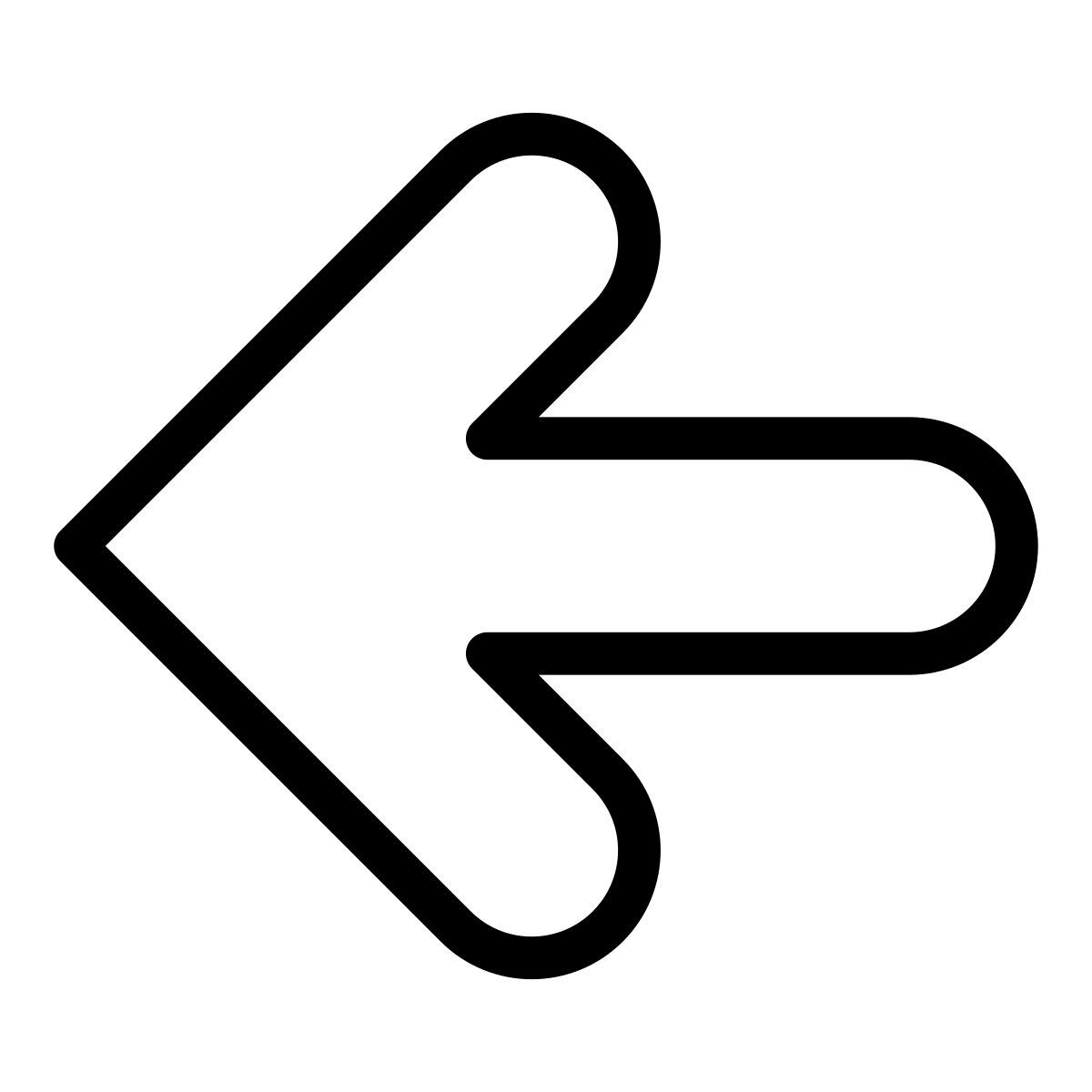 back arrow icon