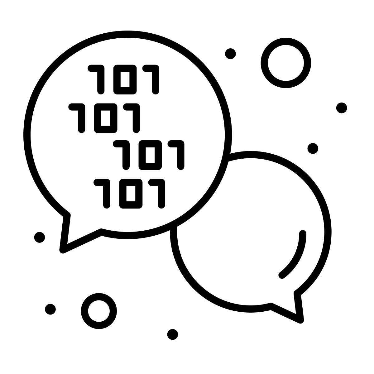 binary code icon